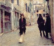 John Singer Sargent Street in Venice Sweden oil painting artist